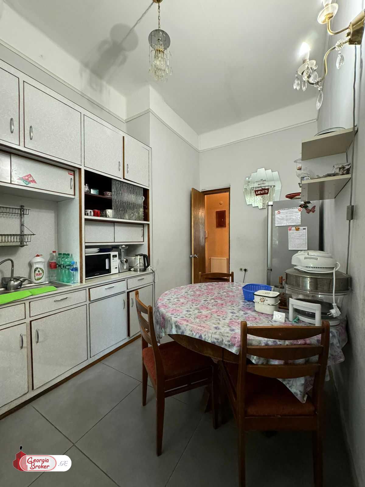 old repaired 4-room apartment for sale