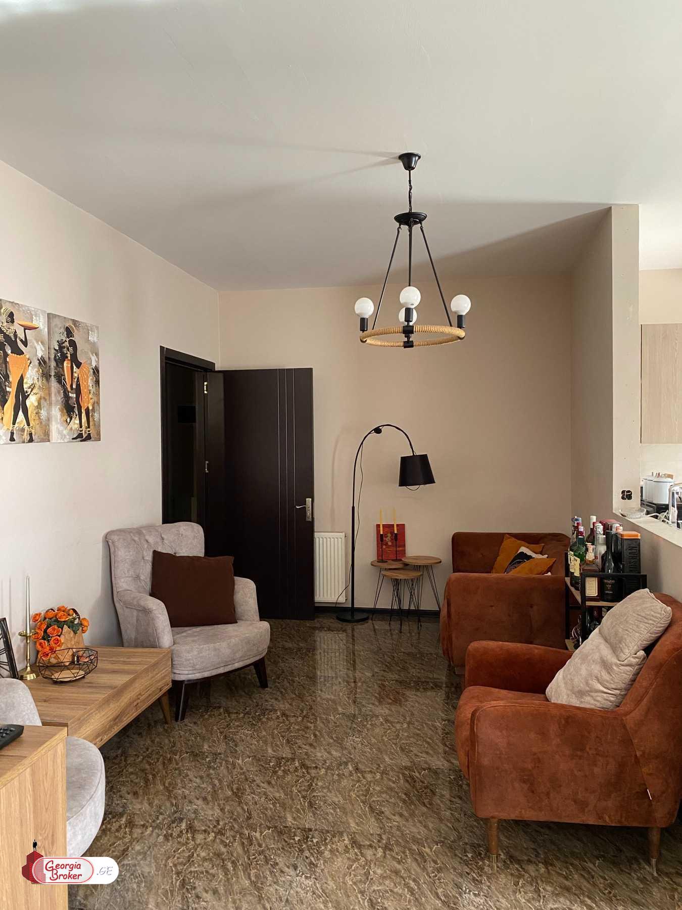 nearly repaired 4-room apartment for sale