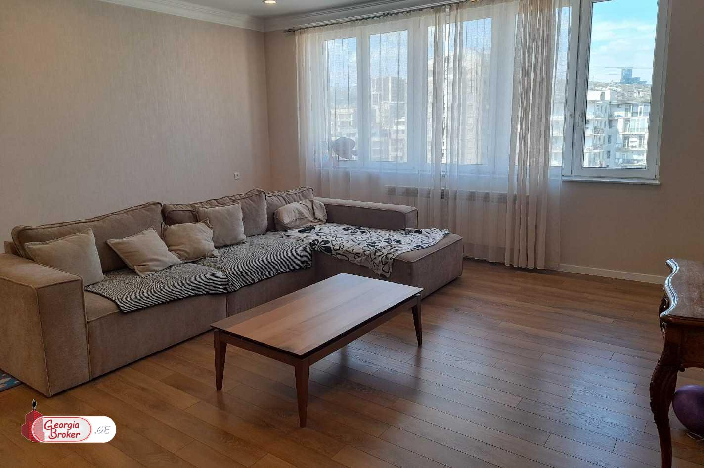 nearly repaired 4-room apartment for sale