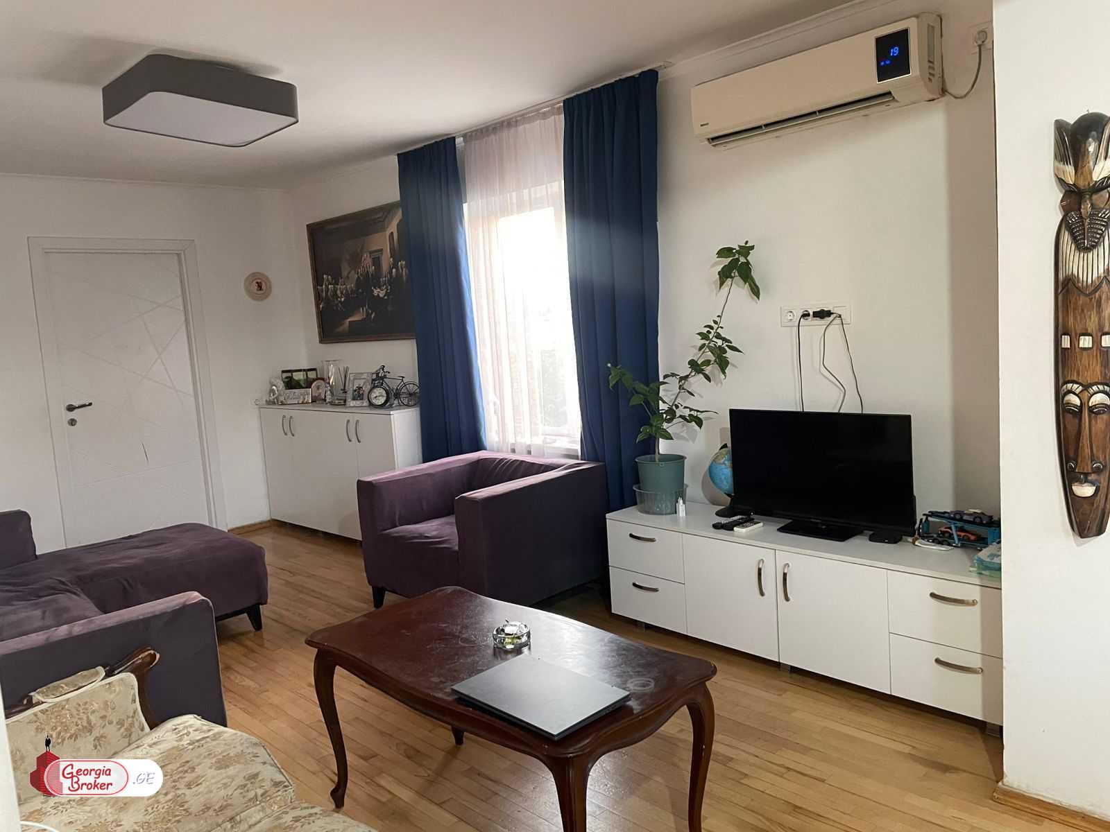 nearly repaired 3-room apartment for sale