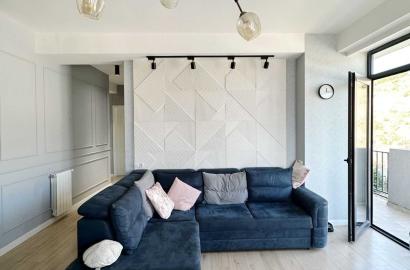 продается квартира с новым ремонтом 3-комнаты