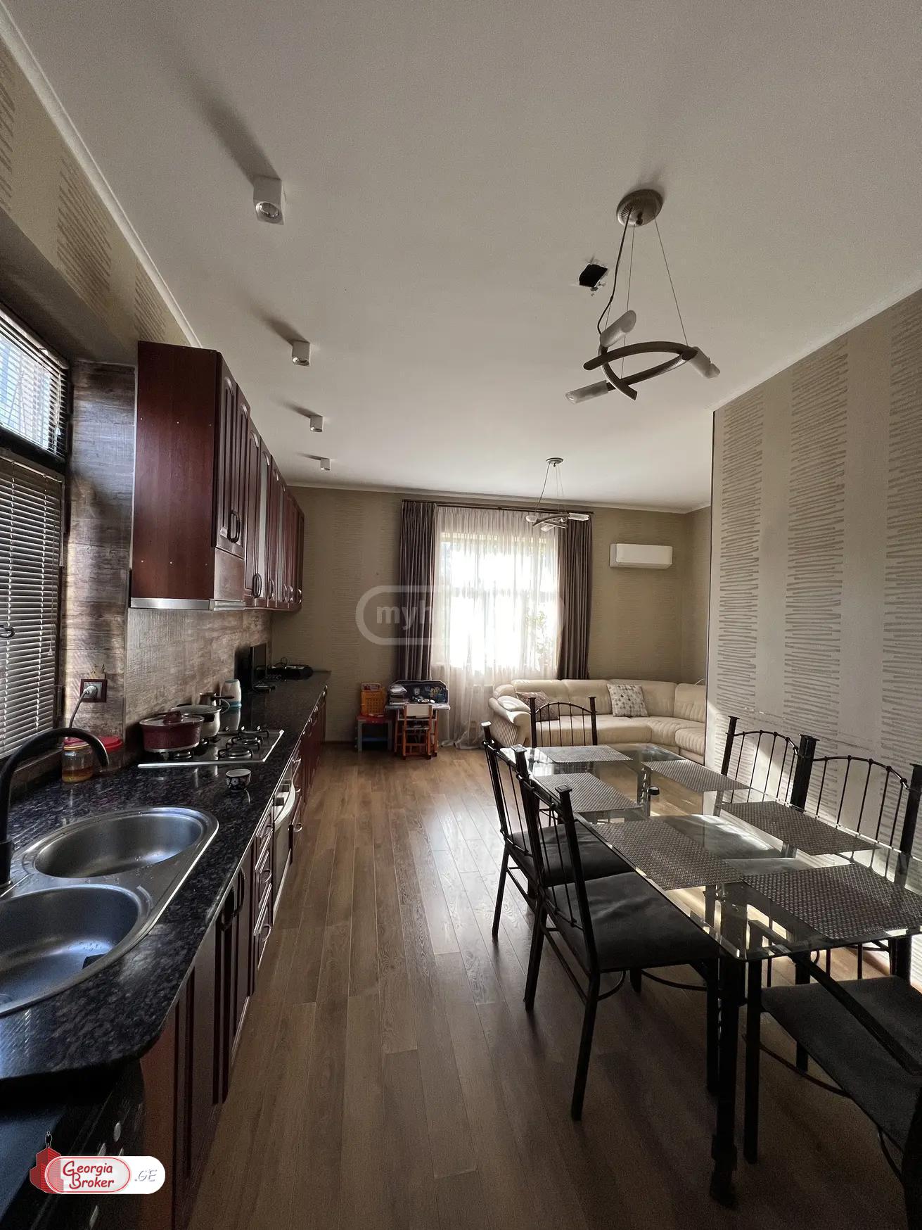 nearly repaired 8-room apartment for sale