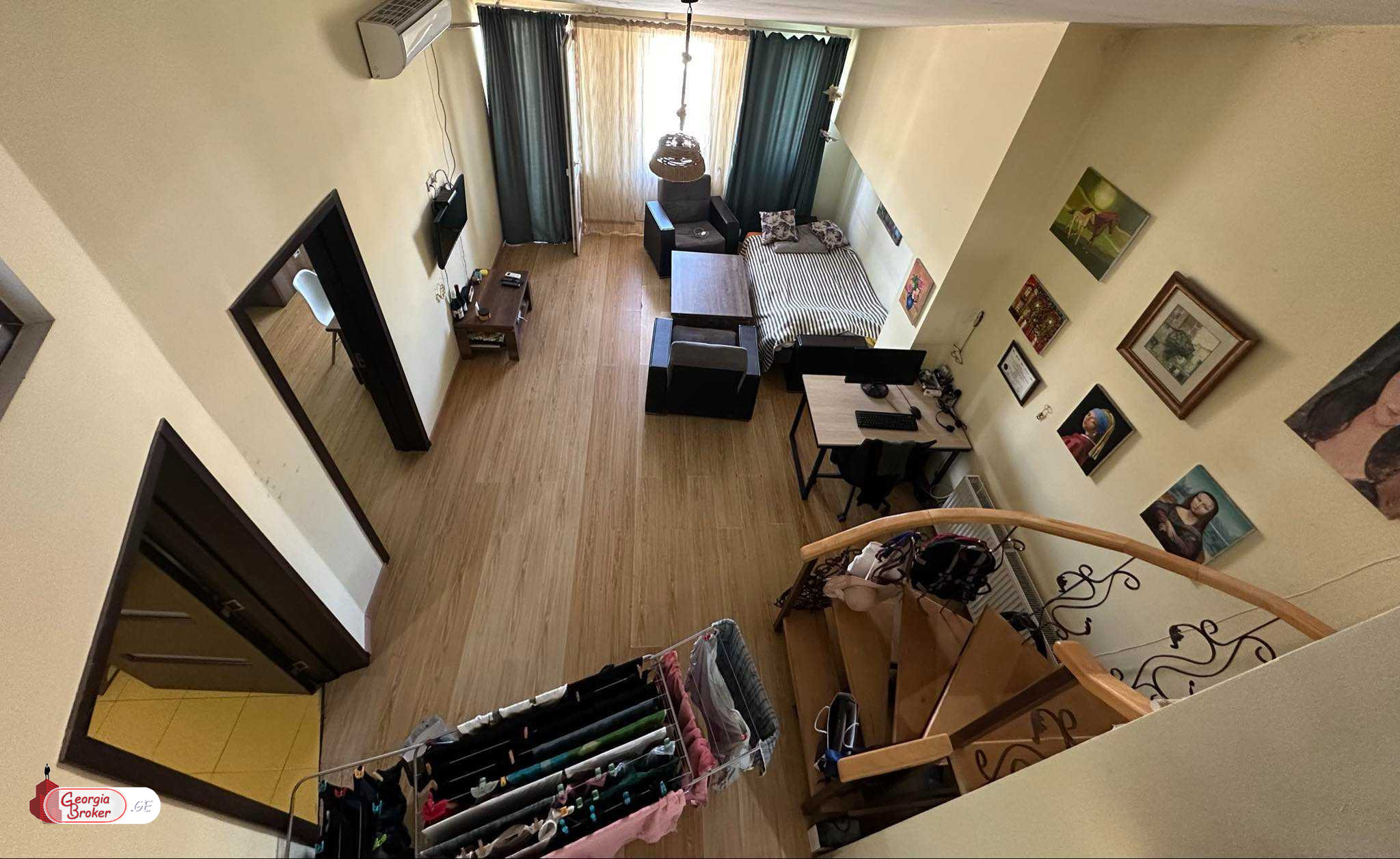 nearly repaired 3-room apartment for sale