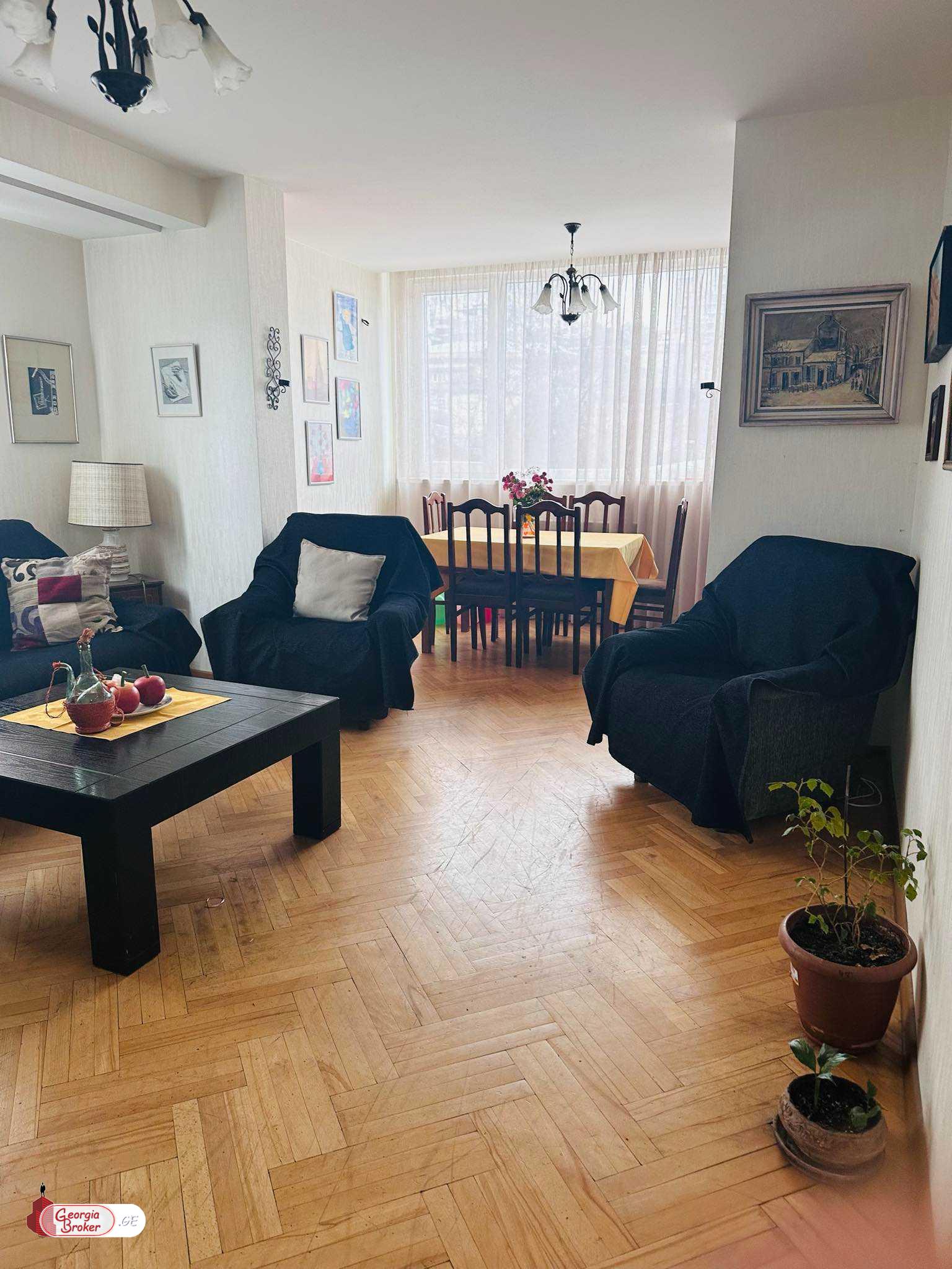 old repaired 3-room apartment for sale