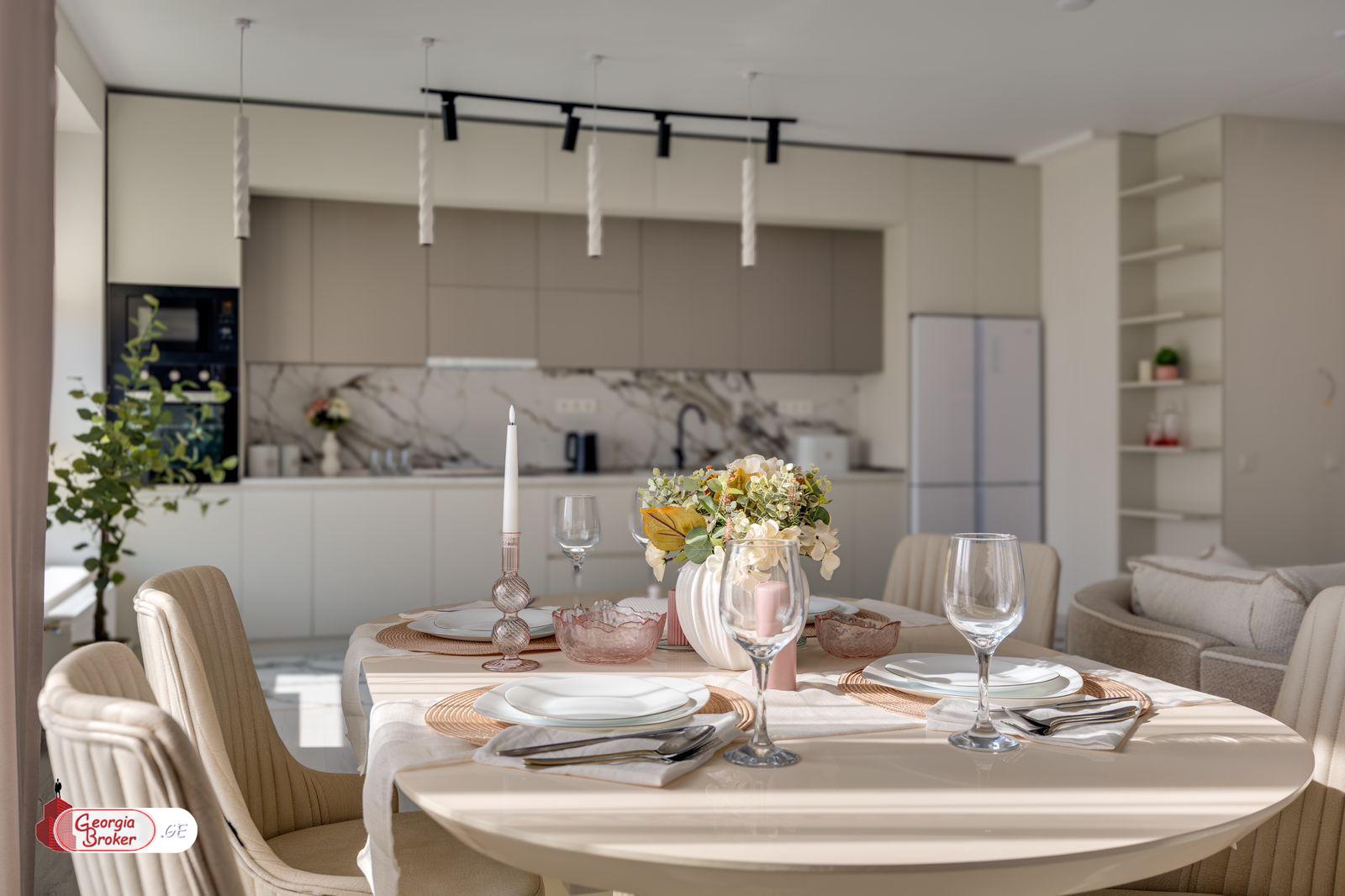 продается квартира с новым ремонтом 3-комнаты