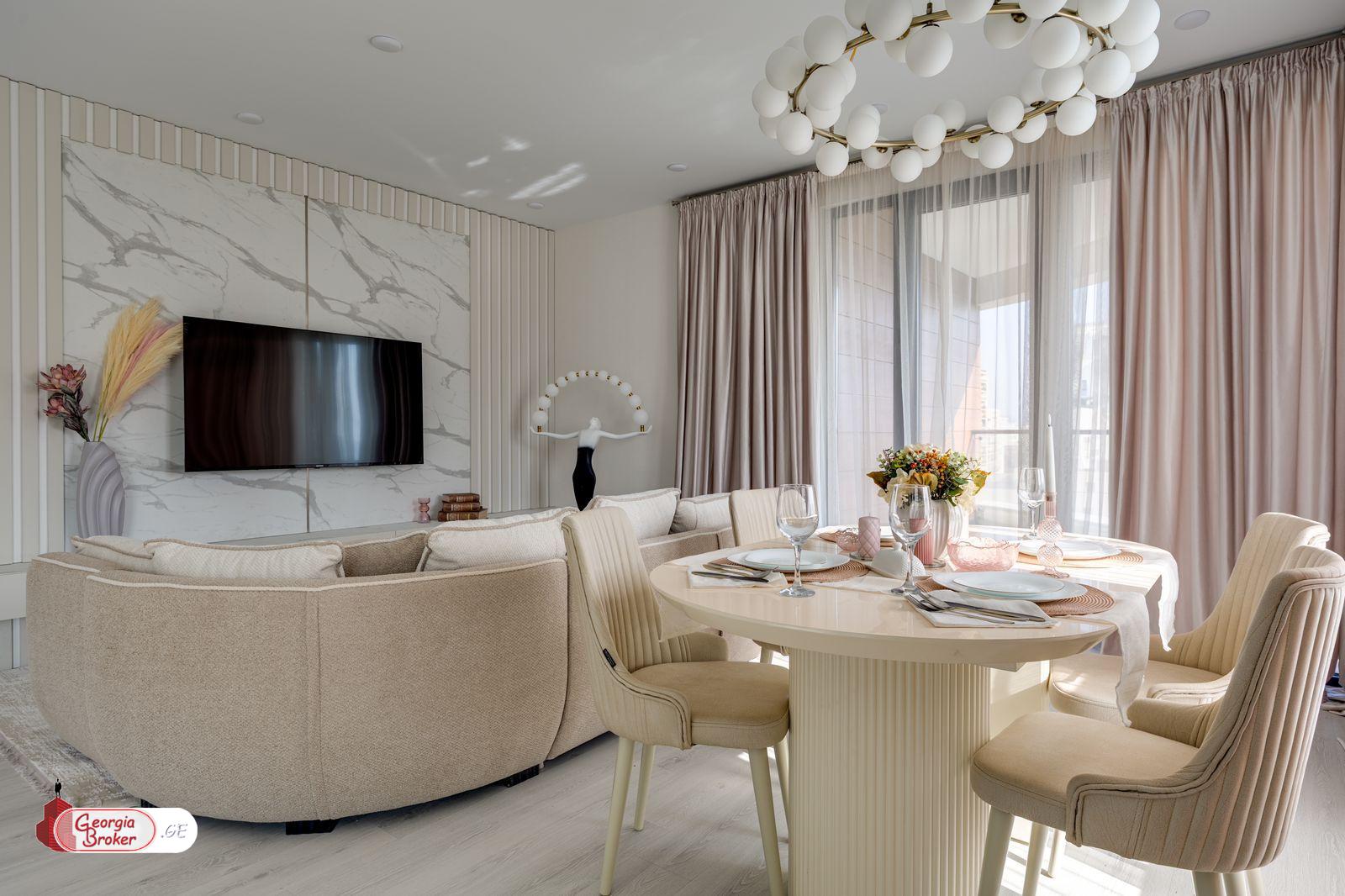 продается квартира с новым ремонтом 3-комнаты