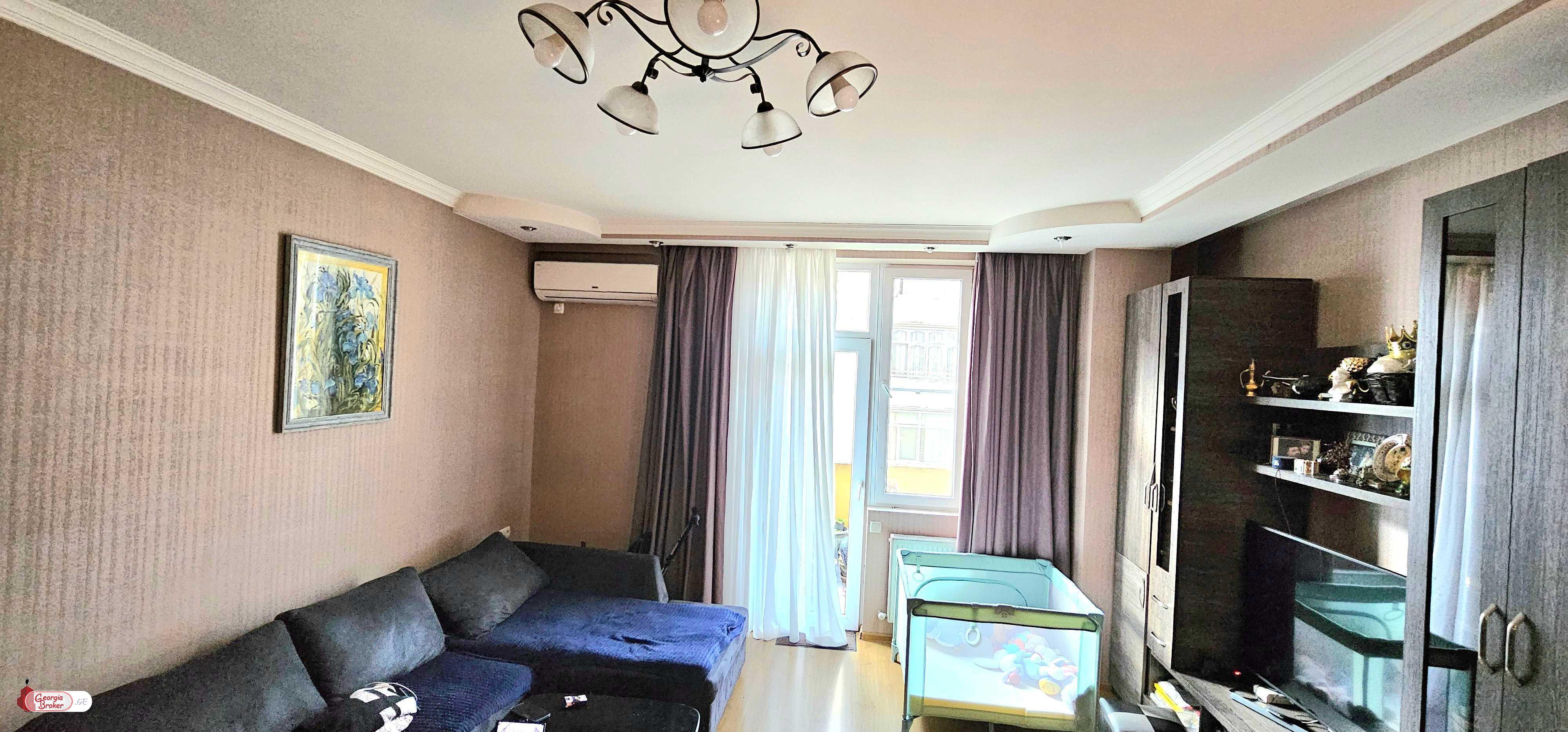 продается квартира с новым ремонтом 3-комнаты