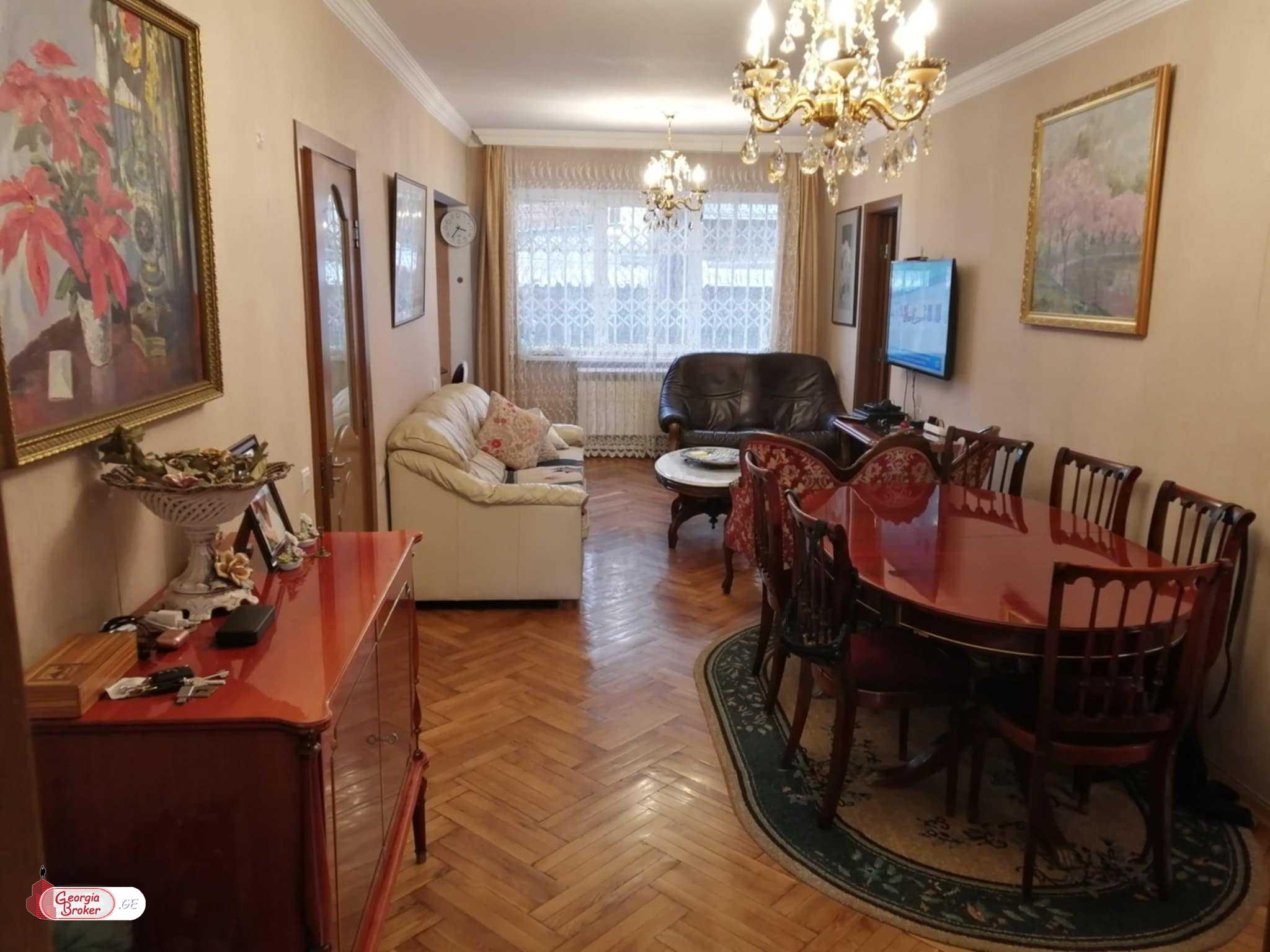 nearly repaired 5-room apartment for sale