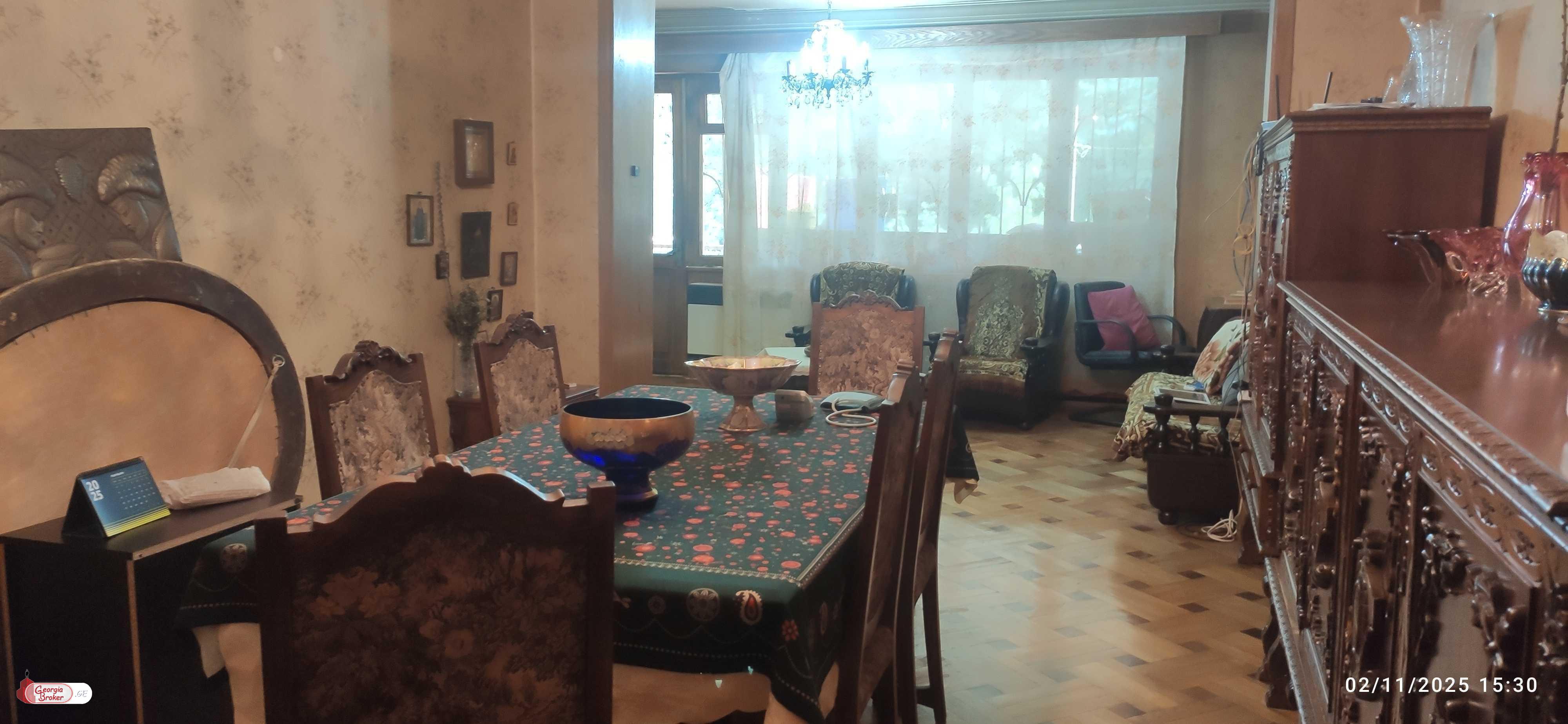 old repaired 3-room apartment for sale