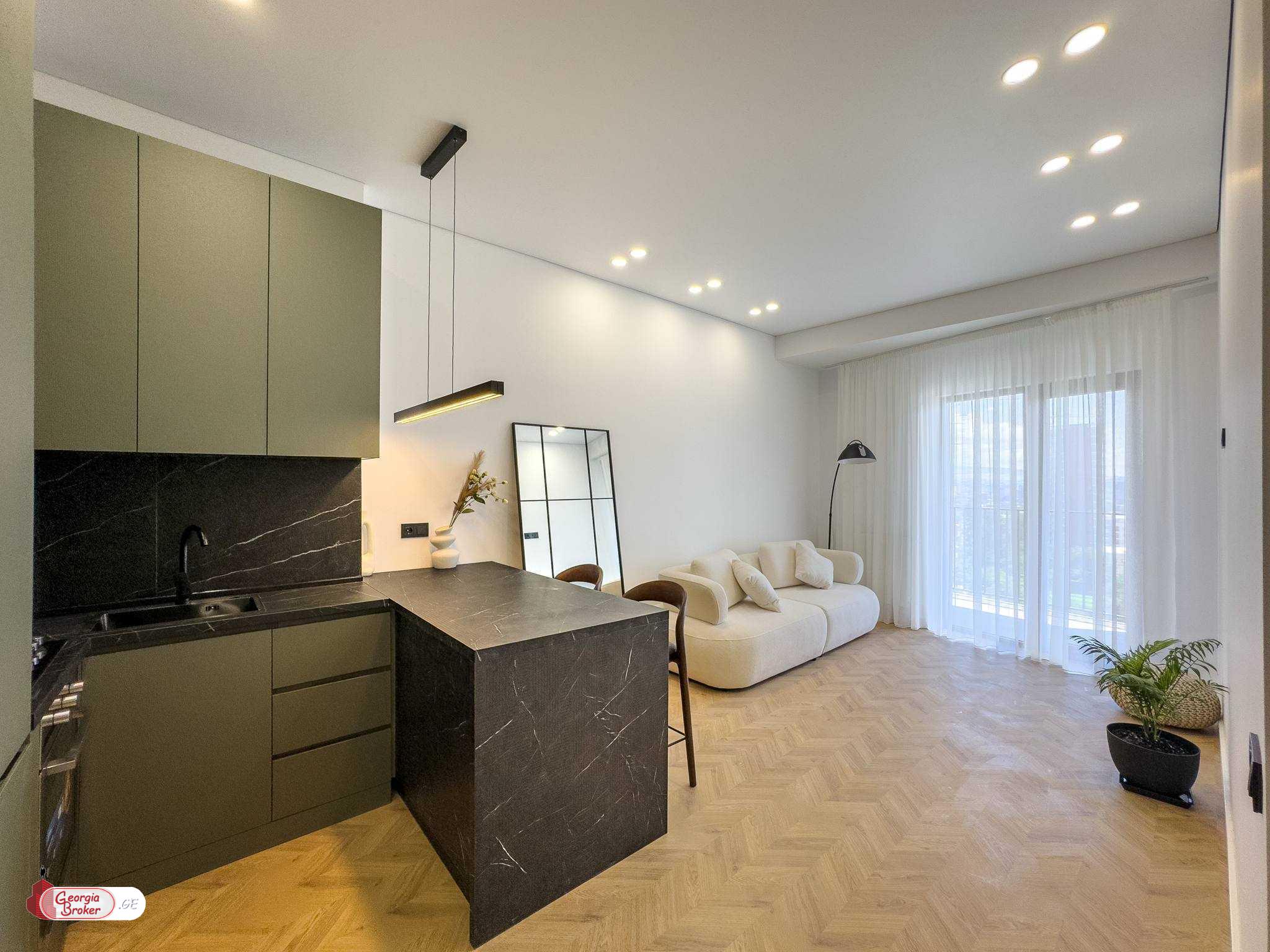 იყიდება ახალი გარემონტებული 2 ოთახიანი ბინა