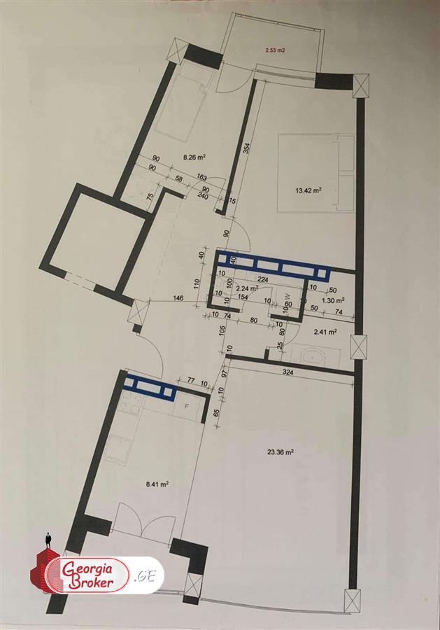 იყიდება ახალი გარემონტებული 3 ოთახიანი ბინა