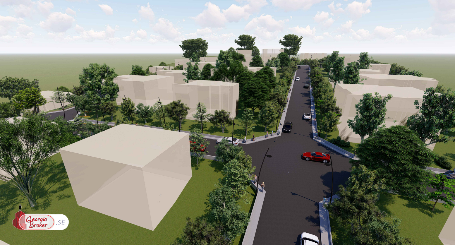 იყიდება არა სასოფლო მიწის ნაკვეთი წავკისში( 5.4 ჰა) პროექტით