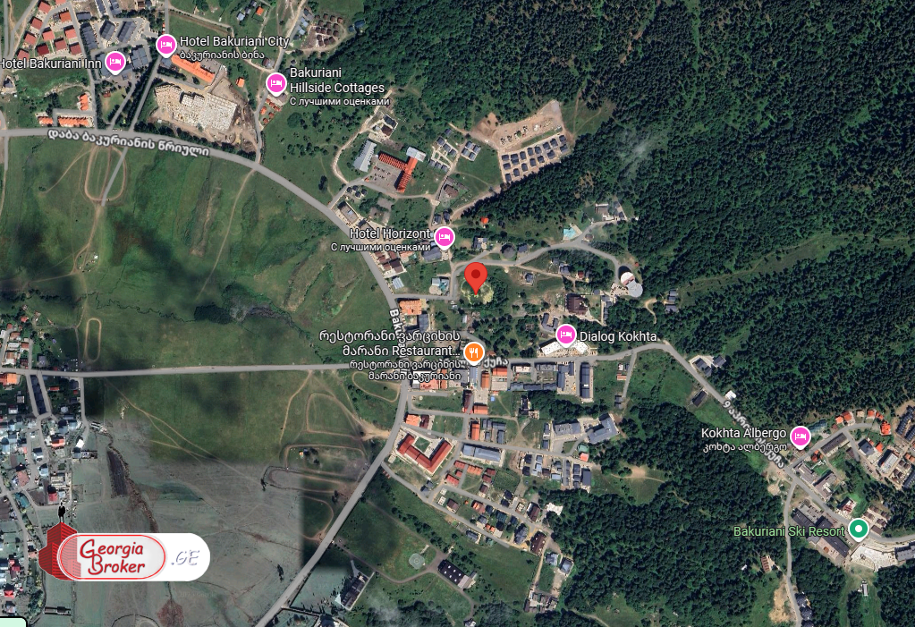 იყიდება არა სასოფლო მიწის ნაკვეთი ბაკურიანში