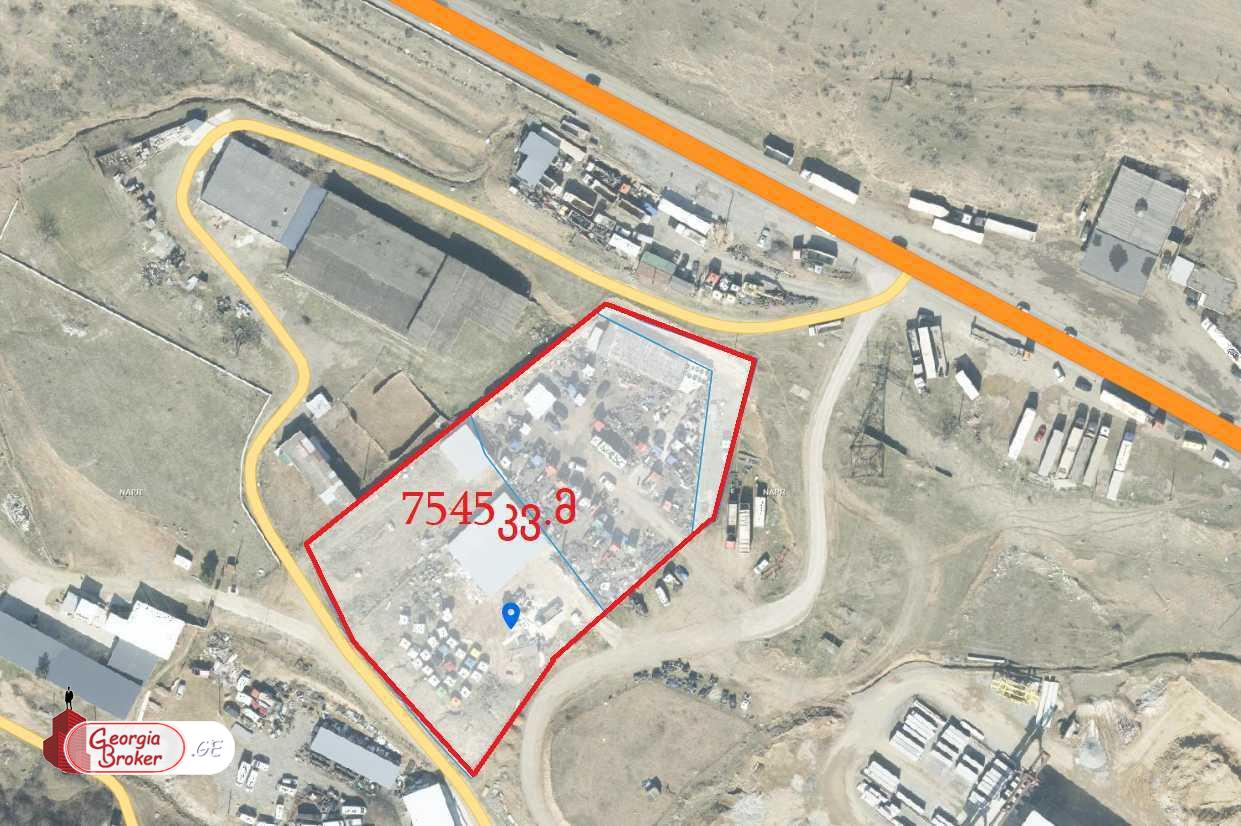 იყიდება არა სასოფლო მიწის ნაკვეთი სამრეწველო ზონაში(თბილისის შემოსასვლელში)