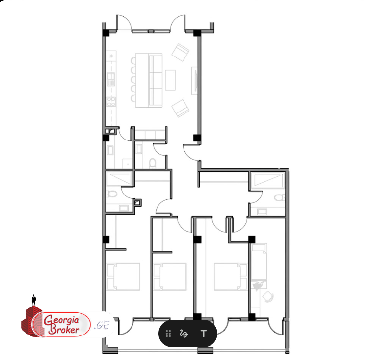 продается квартира новостройка 6-комнат