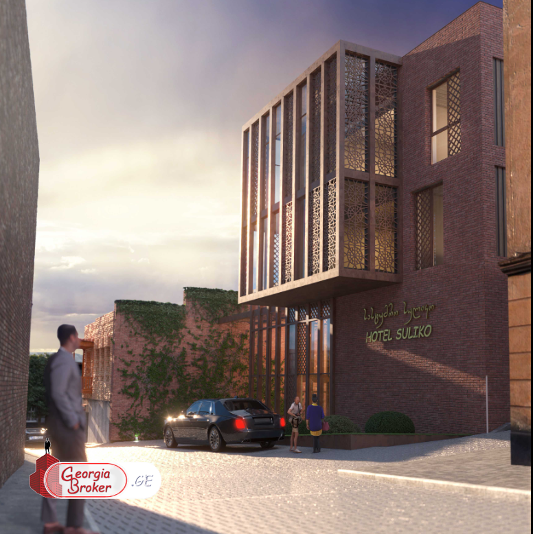 იყიდება მიწა 55 ნომრიანი სასტუმროს პროექტით ავლაბარში