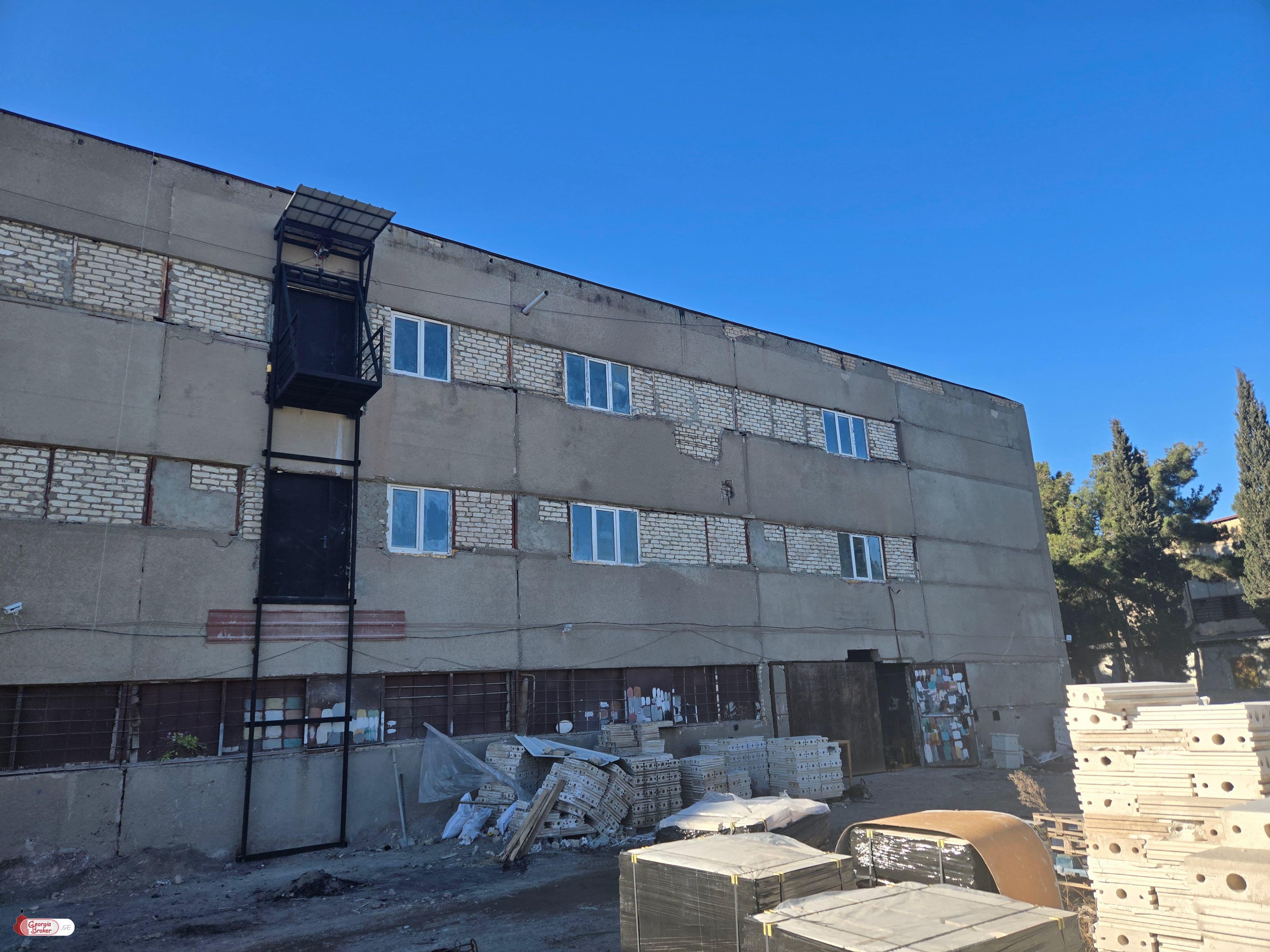 nearly repaired warehouse space for sale