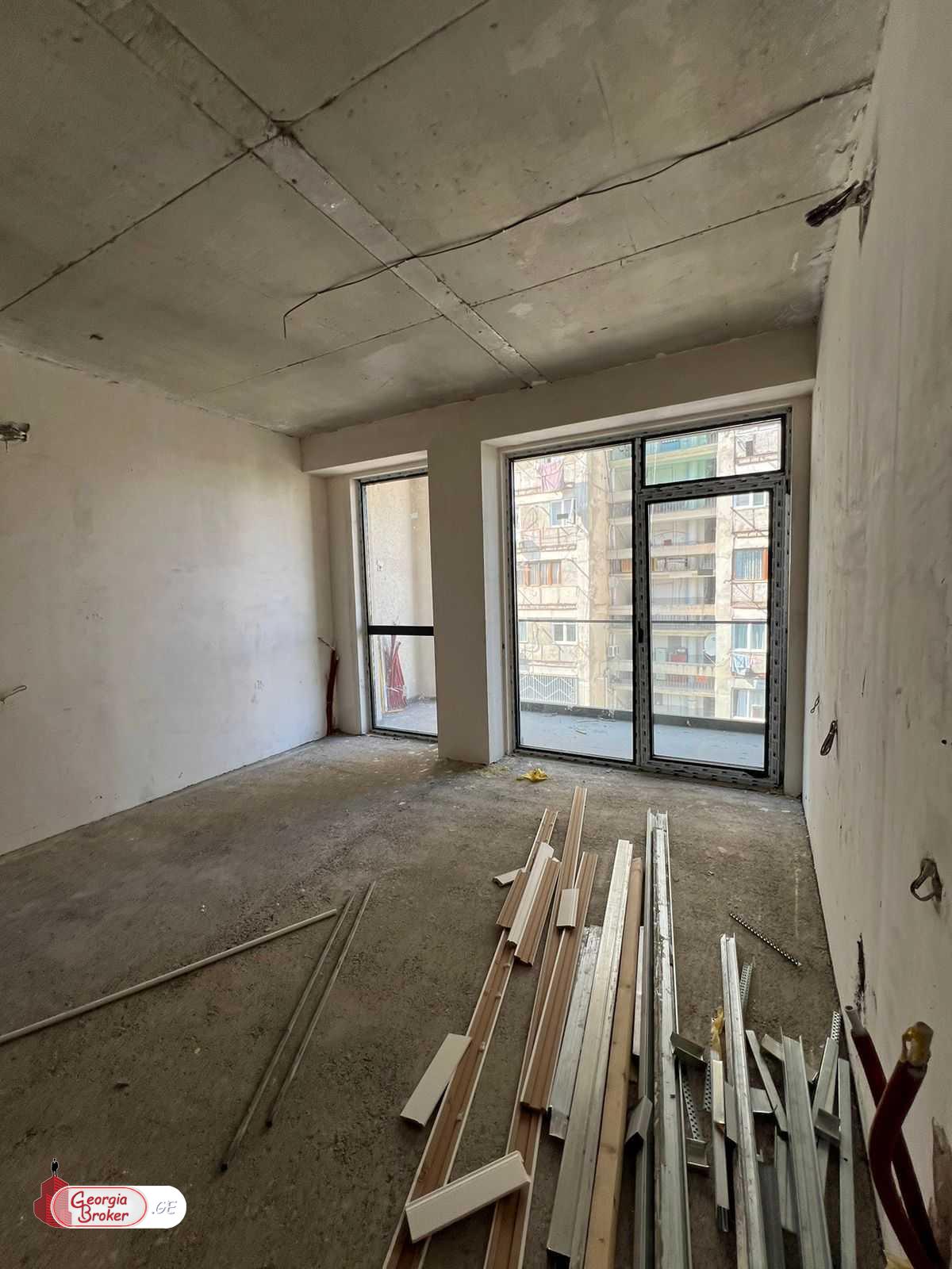 nearly repaired 3-room apartment for sale