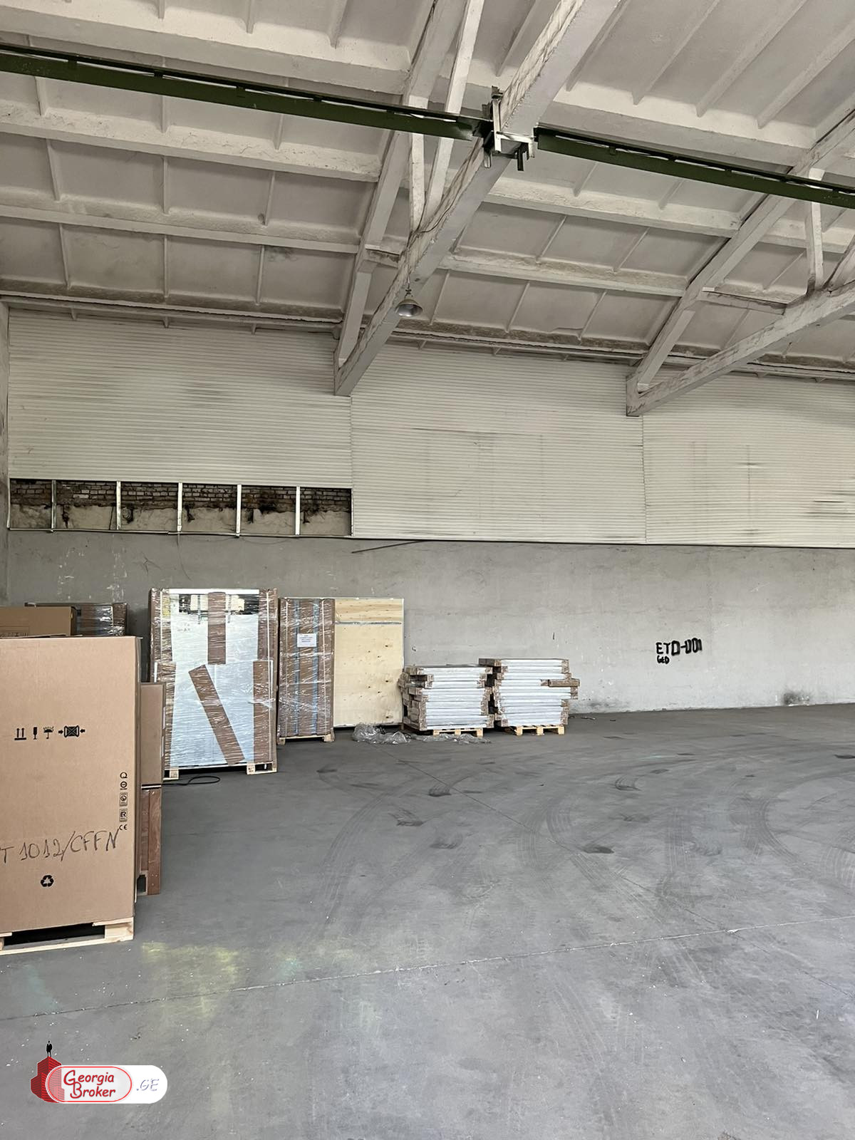 nearly repaired warehouse space for rent