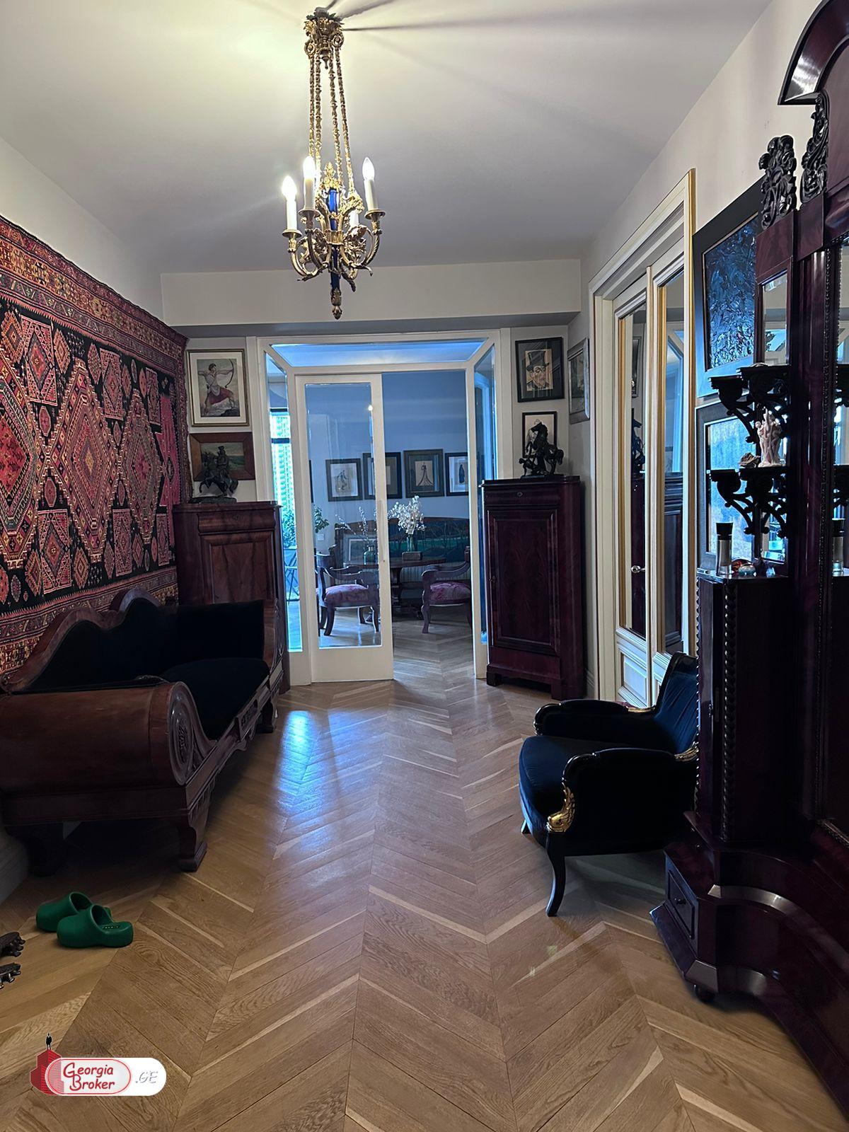 nearly repaired 5-room apartment for sale