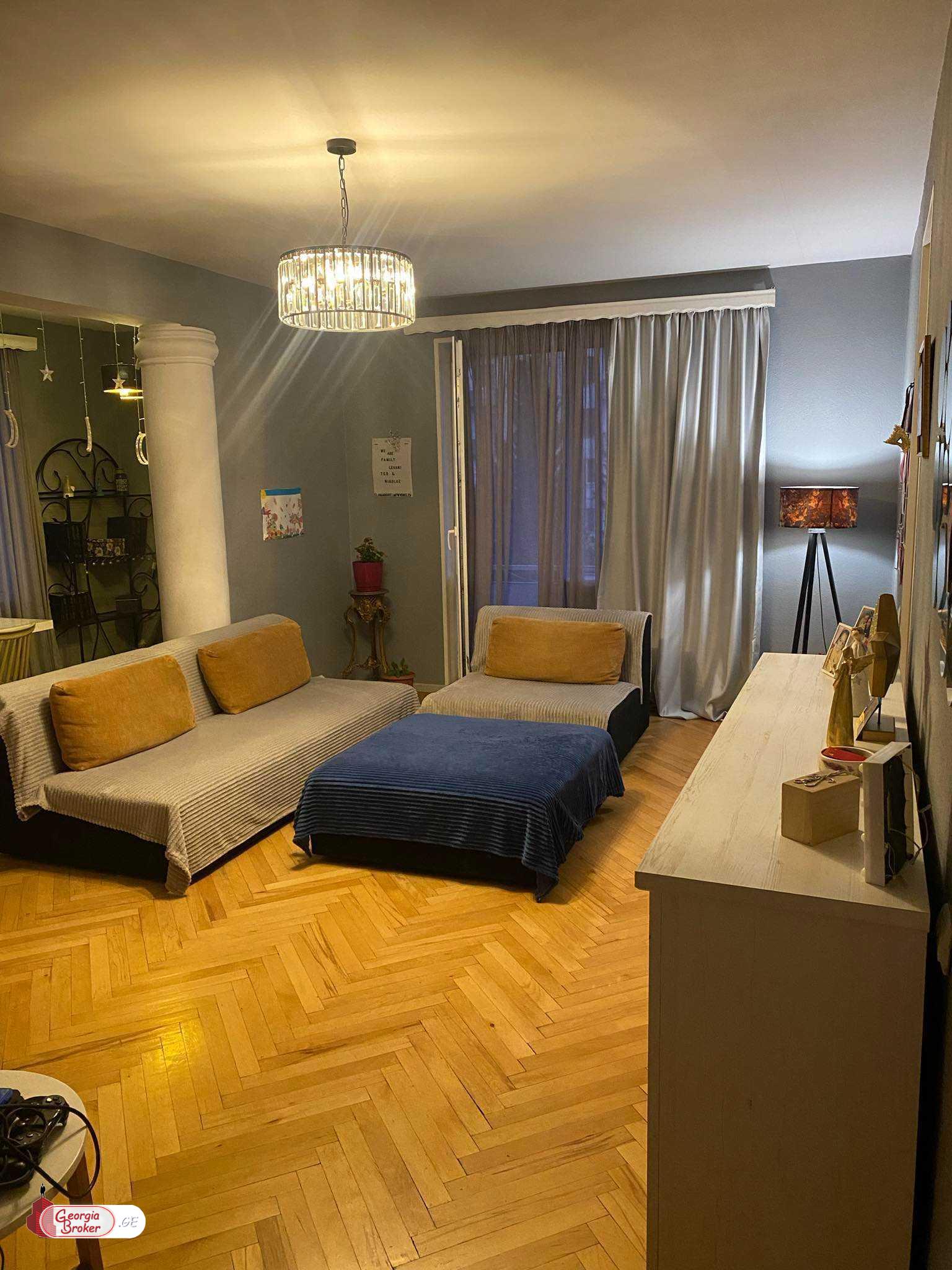 nearly repaired 3-room apartment for sale