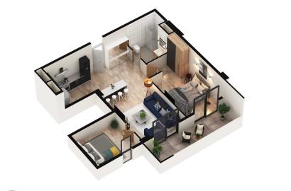 იყიდება ახალი გარემონტებული 3 ოთახიანი ბინა