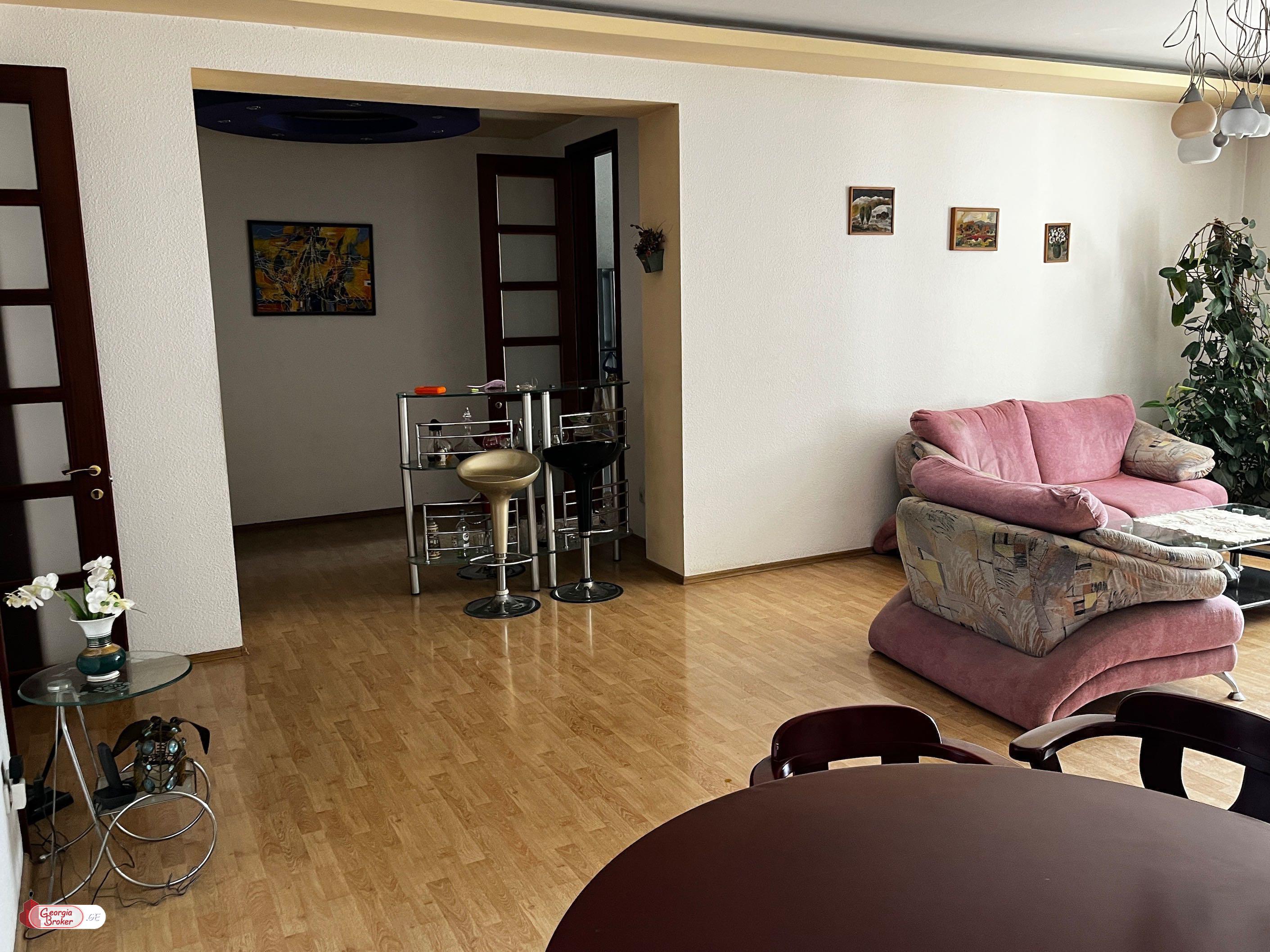 nearly repaired 5-room apartment for sale