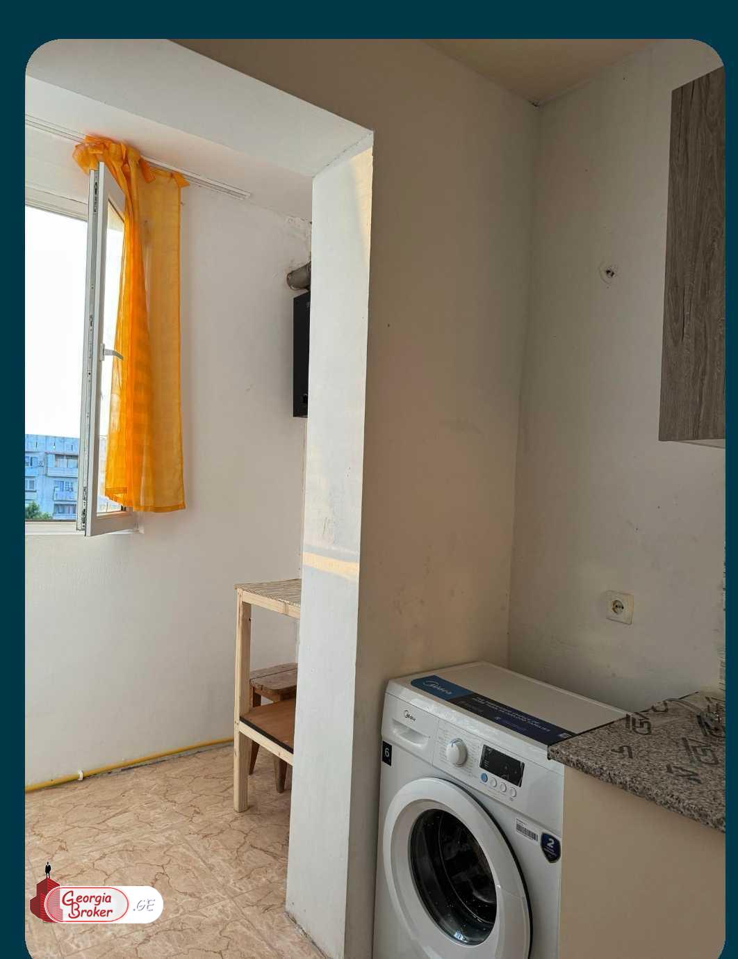 nearly repaired 3-room apartment for rent