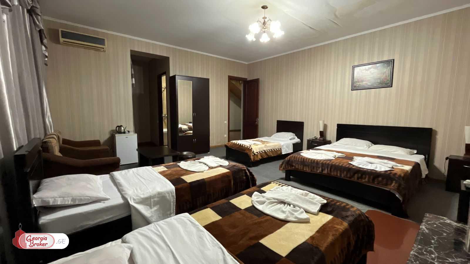ქირავდება ახალი გარემონტებული 16 ნომრიანი სასტუმრო