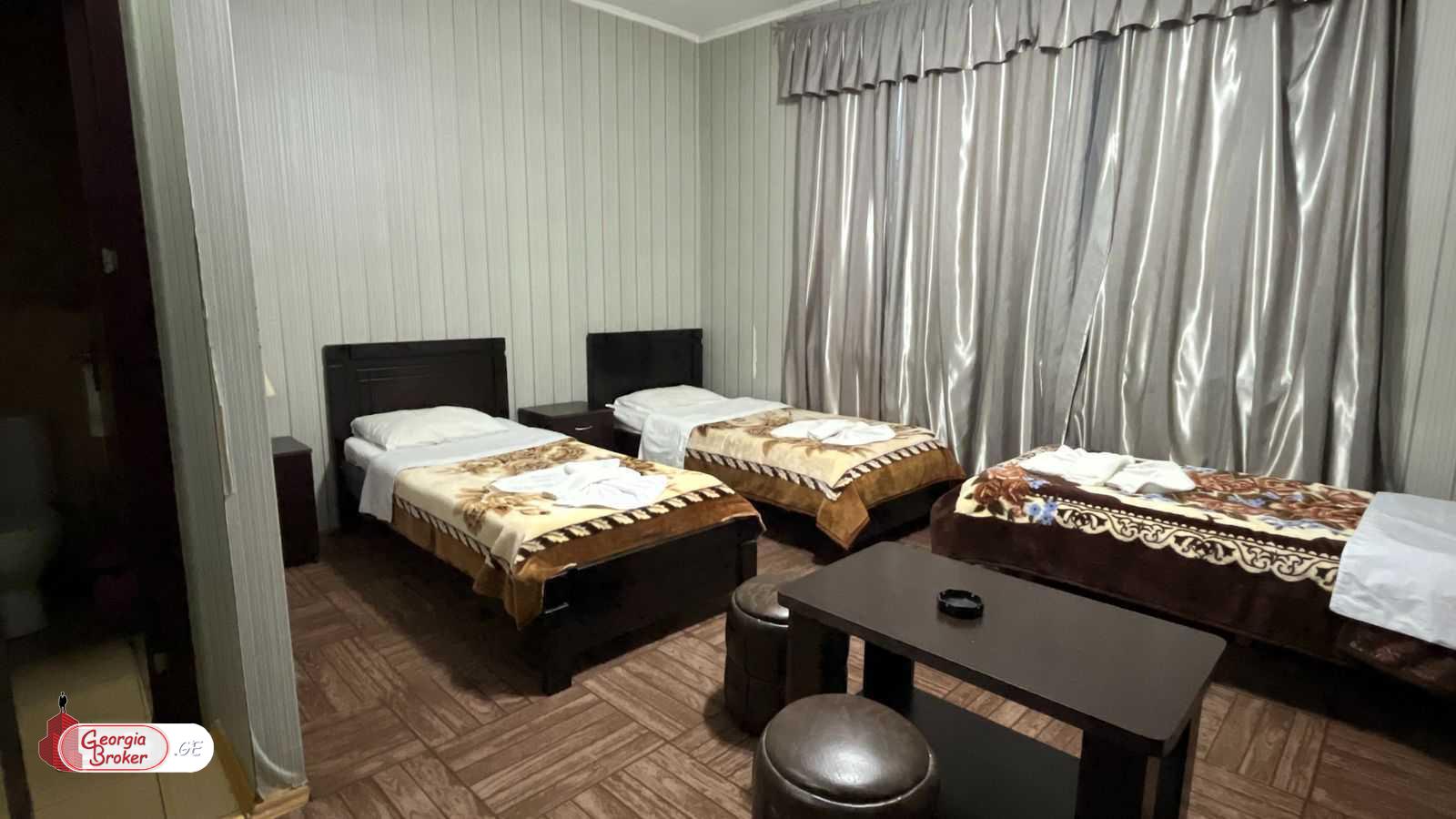 ქირავდება ახალი გარემონტებული 16 ნომრიანი სასტუმრო