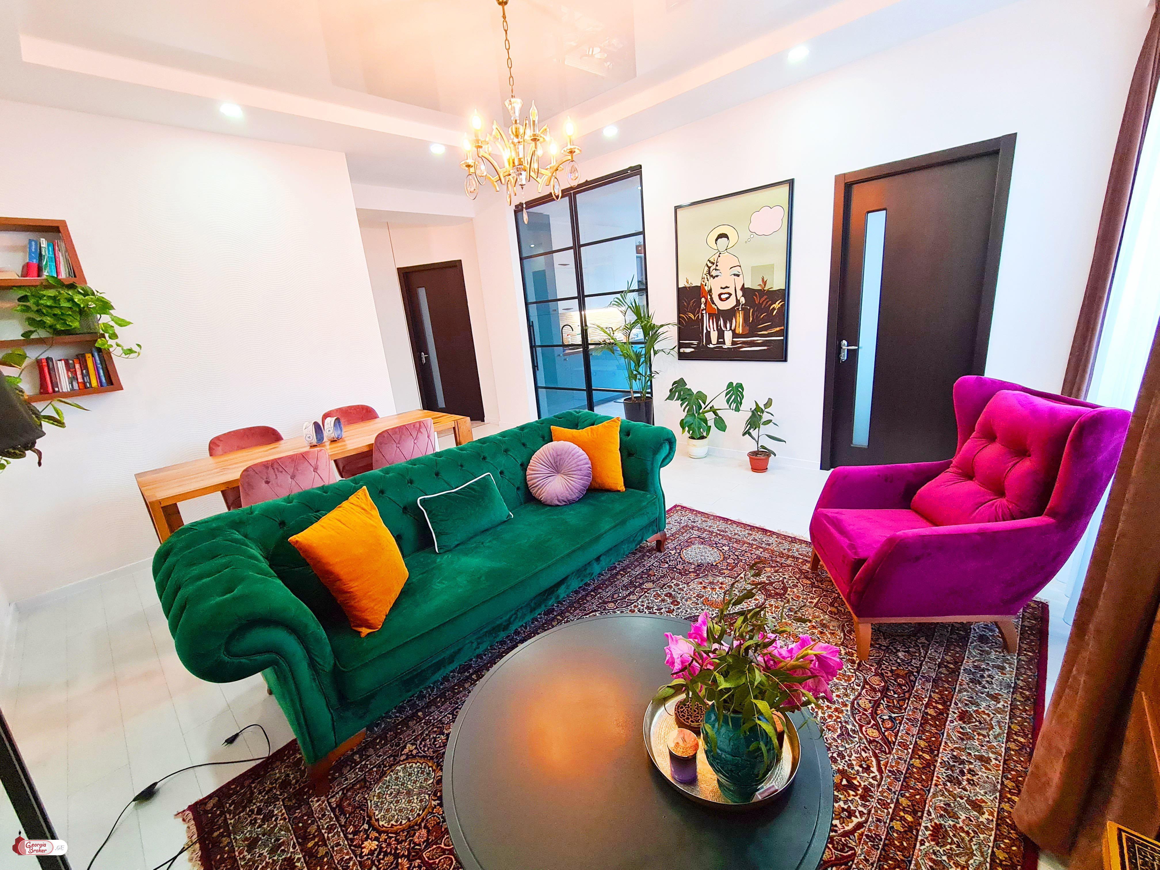 nearly repaired 4-room apartment for sale