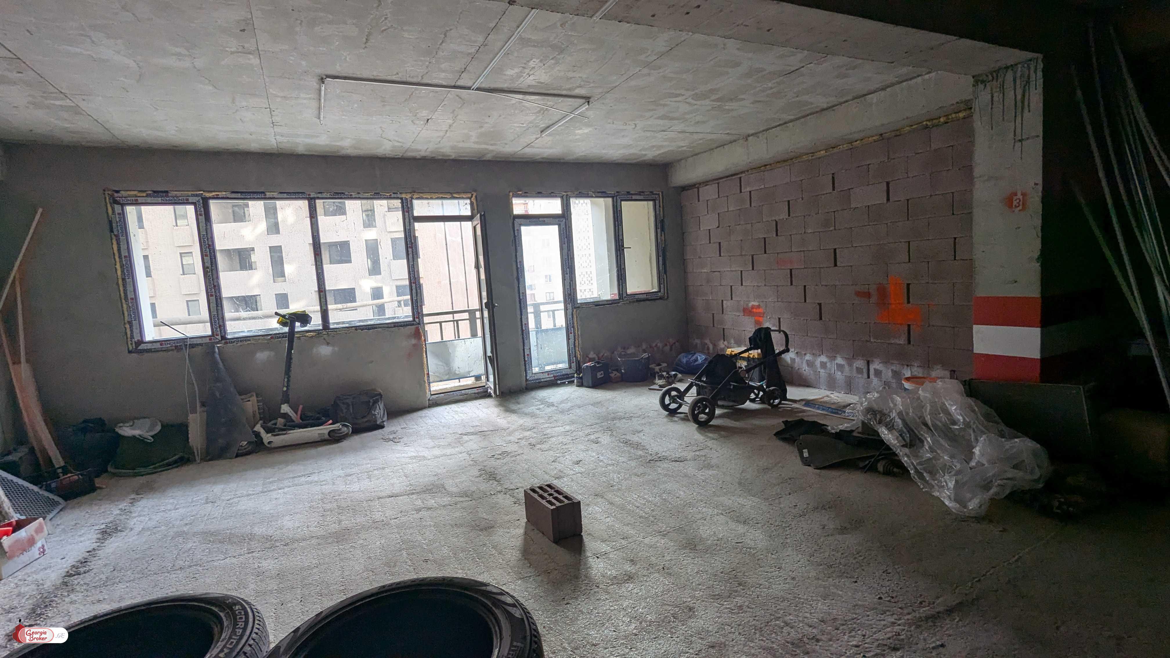 new build 3-room apartment for sale