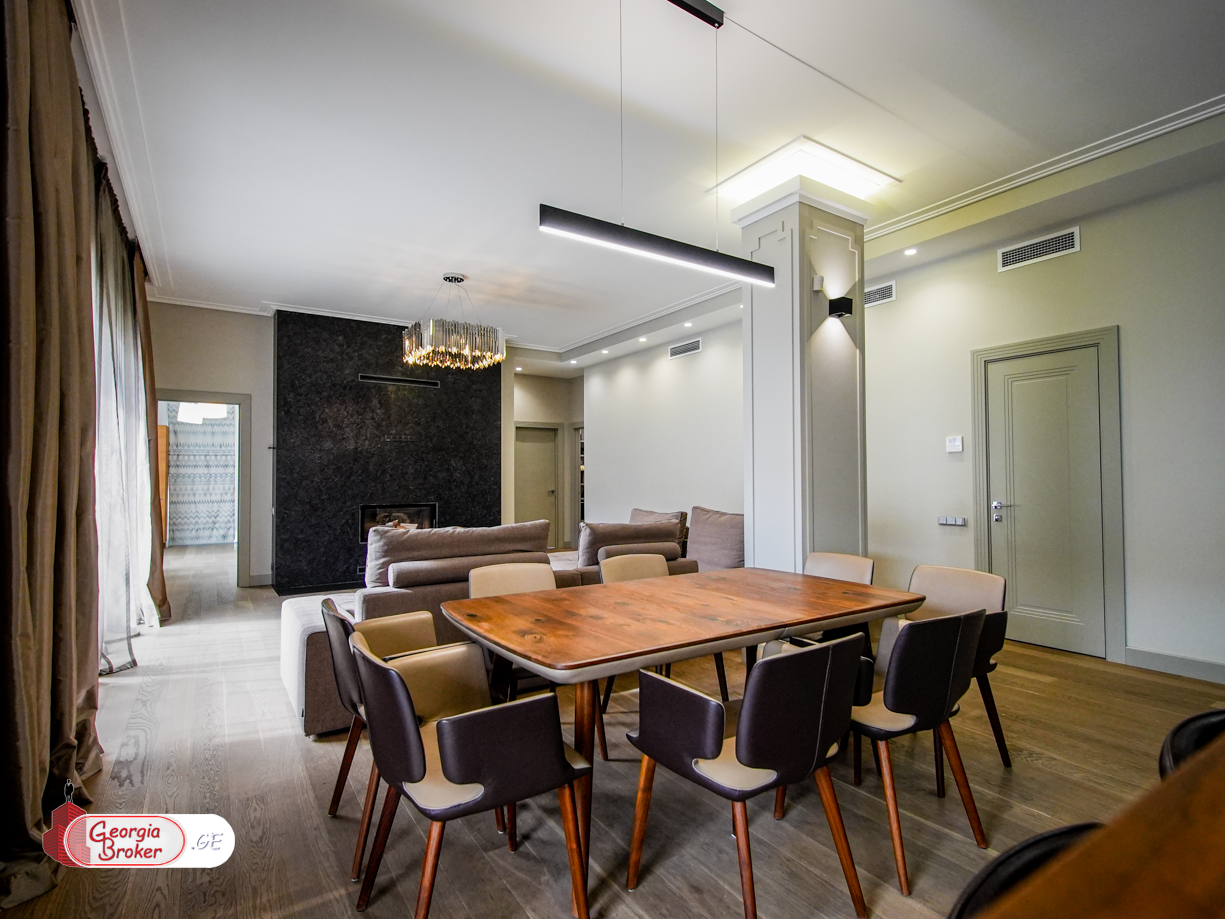 ქირავდება ახალი გარემონტებული 5 ოთახიანი ბინა