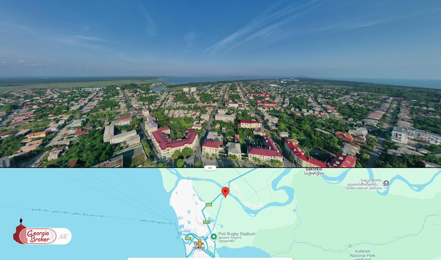 იყიდება არა სასოფლო მიწის ნაკვეთი ფოთში