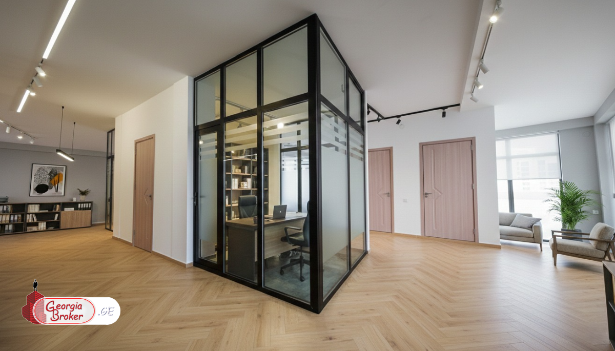 ქირავდება ახალი გარემონტებული საოფისე ფართი