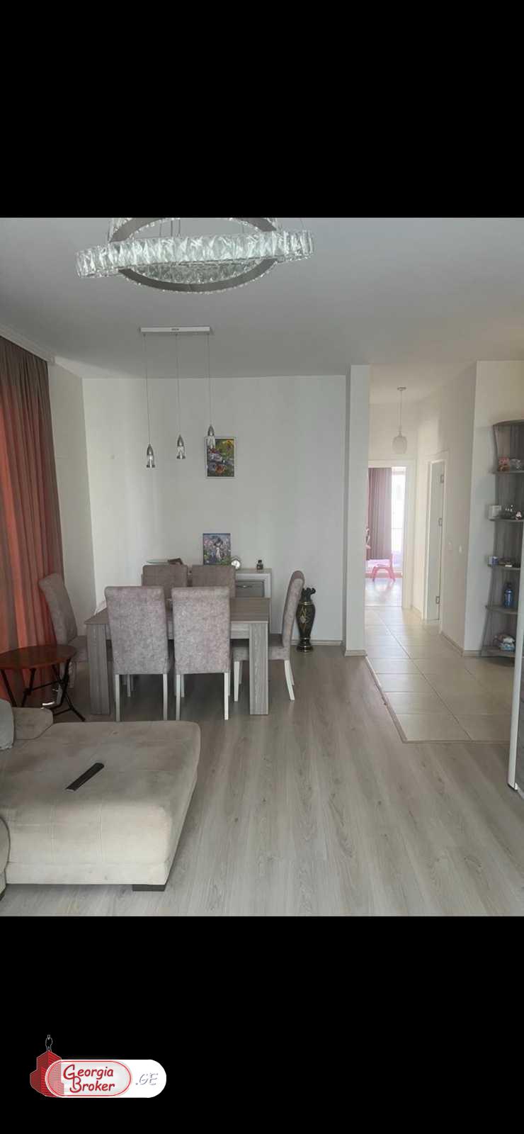 продается квартира с новым ремонтом 3-комнаты