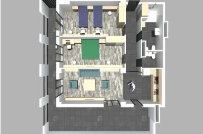 nearly repaired 3-room apartment for sale