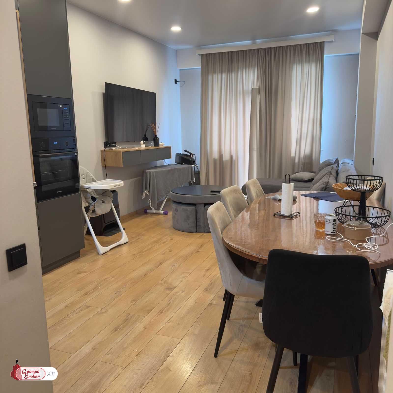 nearly repaired 4-room apartment for sale