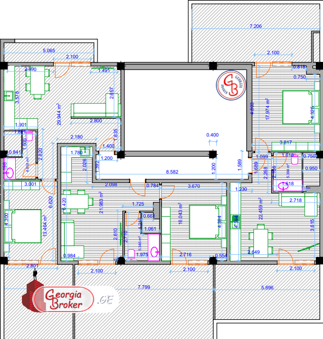 new build 4-room apartment for sale