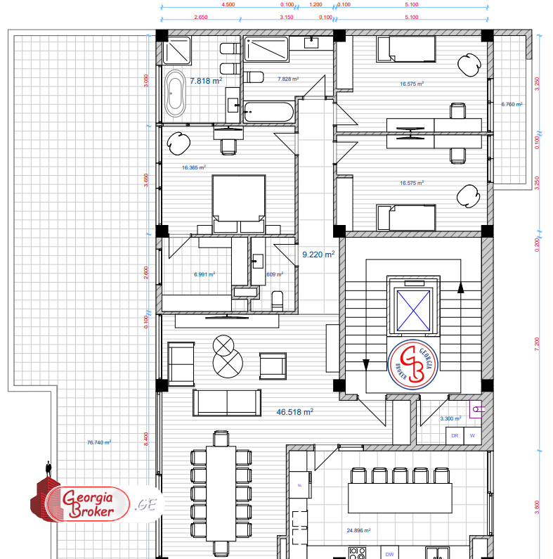 new build 4-room apartment for sale