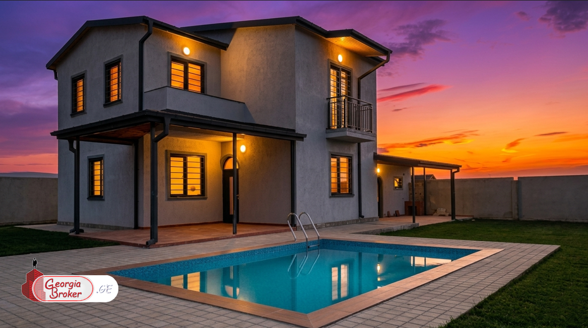 იყიდება ახალი გარემონტებული 6 ოთახიანი  აგარაკი საგურამოში